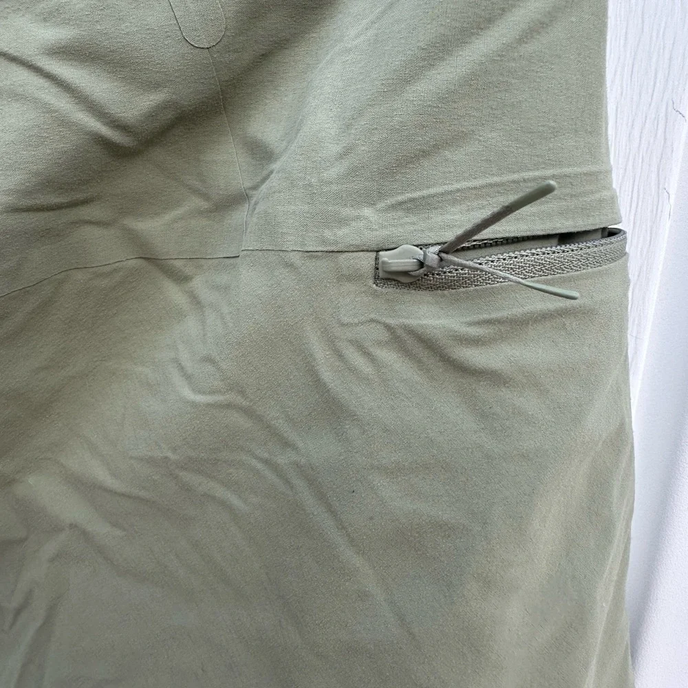 Lululemon Athletica Sage Green Drawstring Shorts
